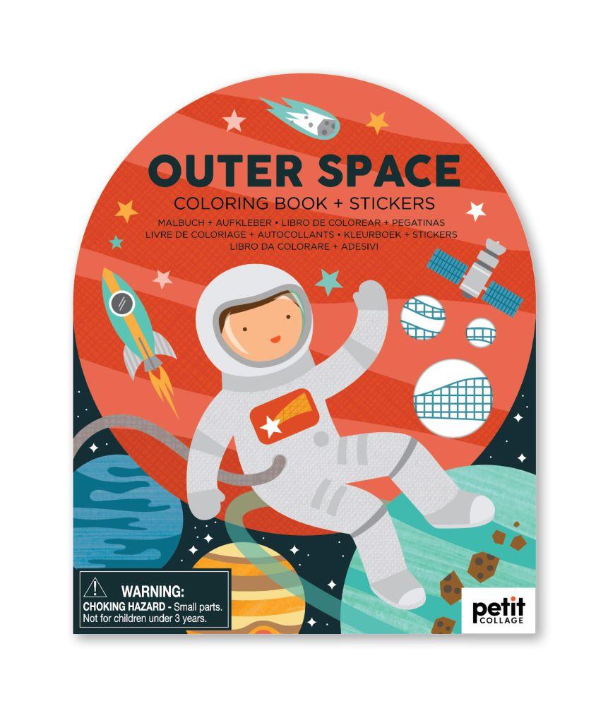 Outer Space Colouring &amp; Sticker Book