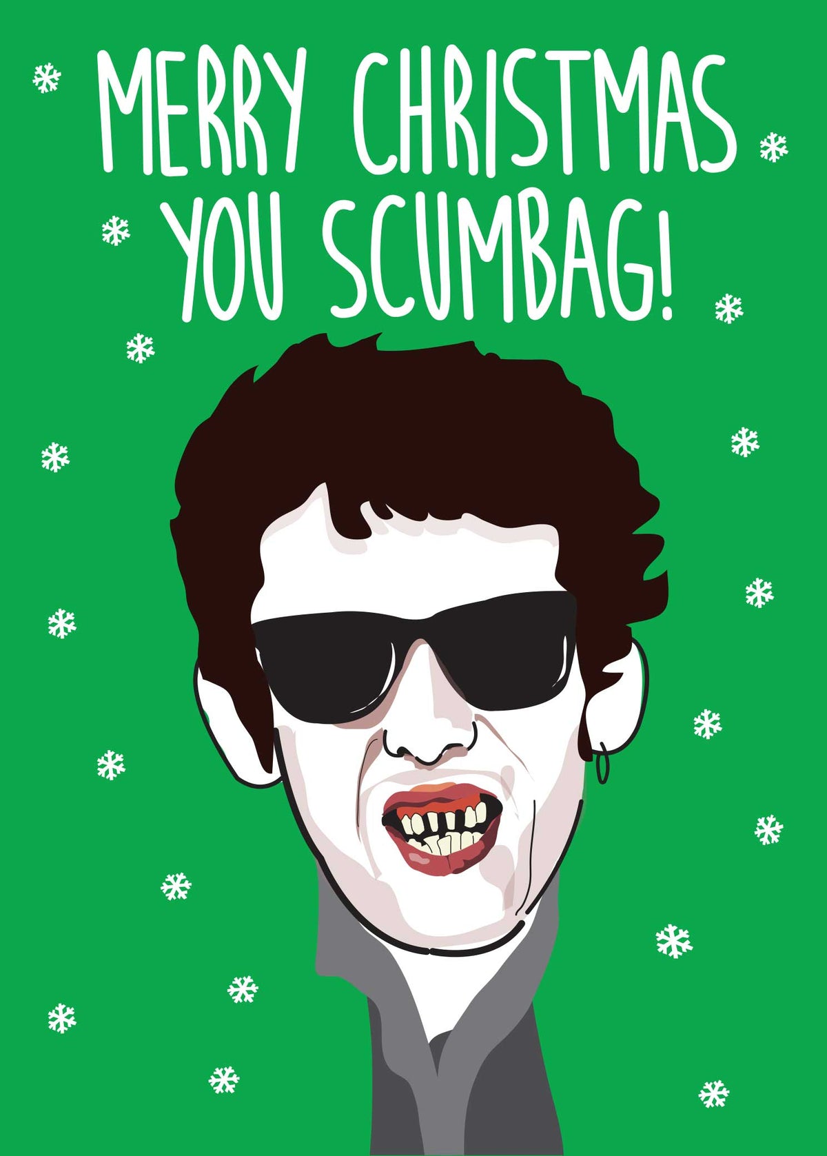 Merry Christmas You Scumbag Card