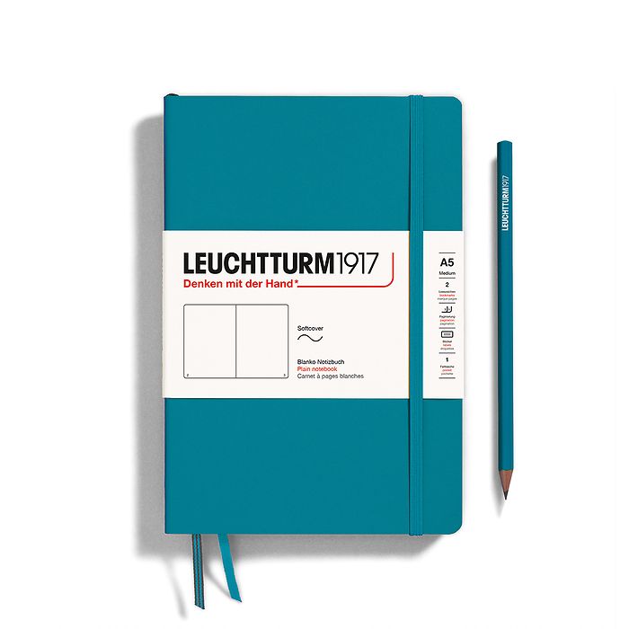 Leuchtturm1917 Notebook A5 Medium Softcover in ocean