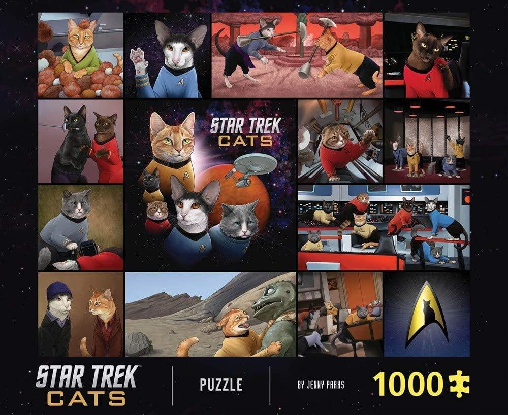 Star Trek Cats 1000 Pieces Jigsaw Puzzle - Penny Black