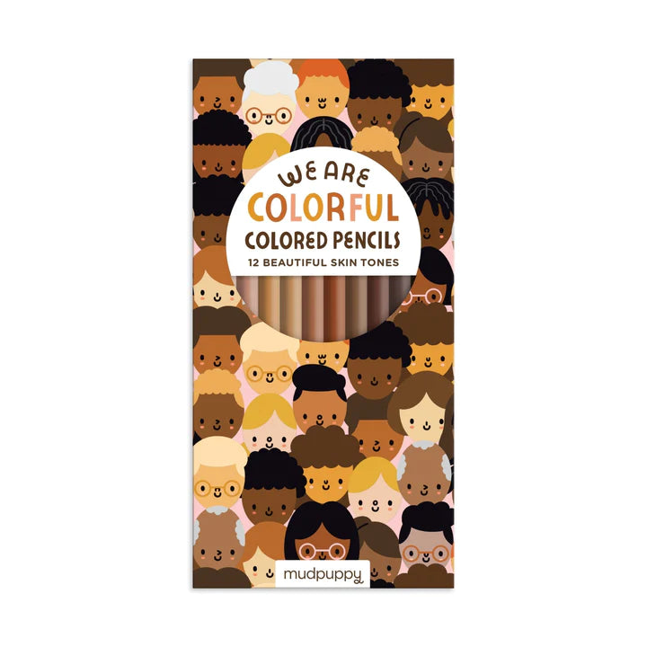 We Are Colourful Skin Tone Colouring Pencil Set 12 Pk