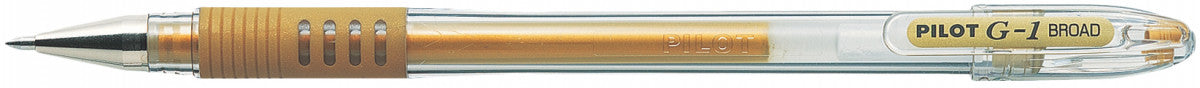 Pilot G-1 Grip Metallic Gel Rollerball Pen - Broad Tip